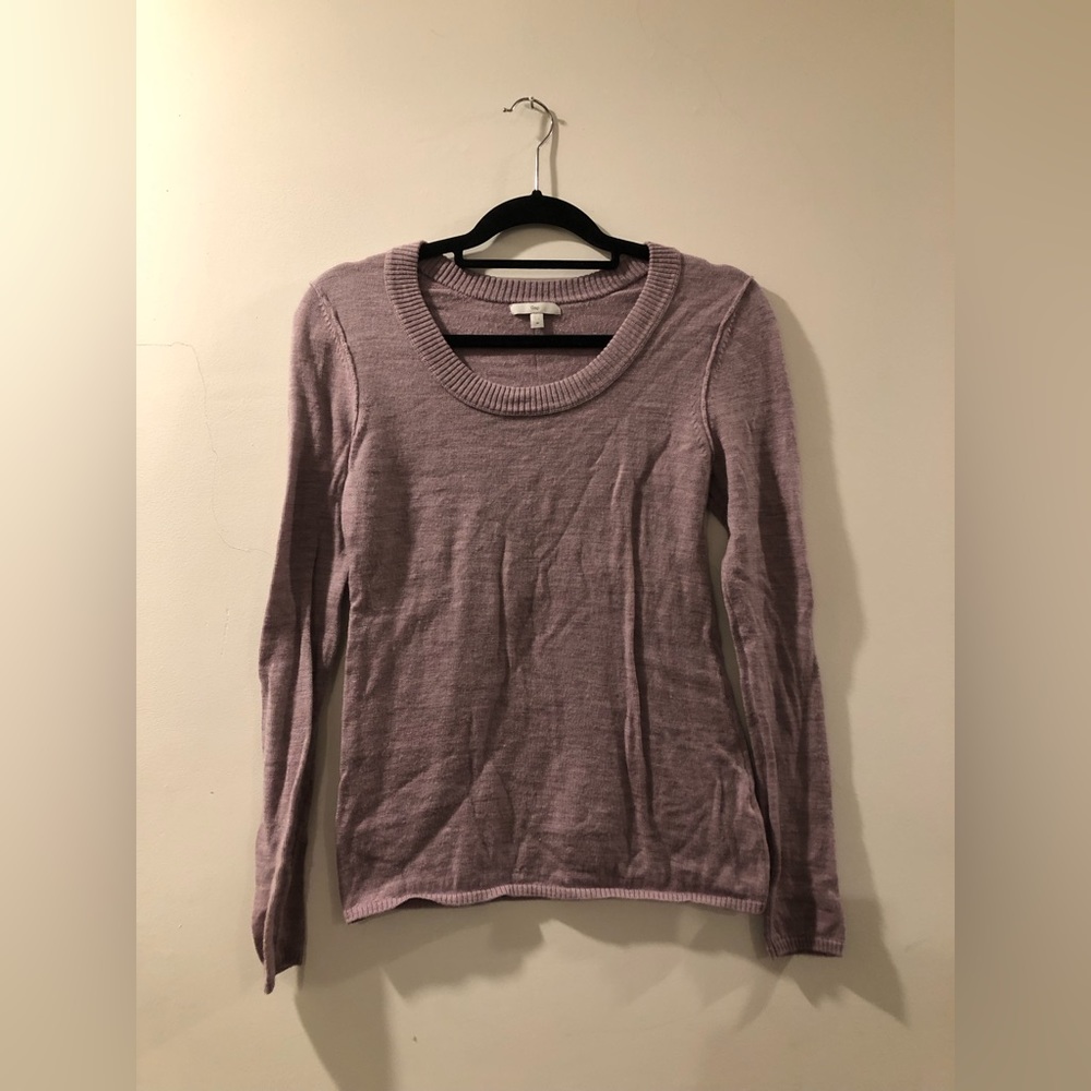 GAP - Women’s Lavender Wool-blend Lightweight Sweater